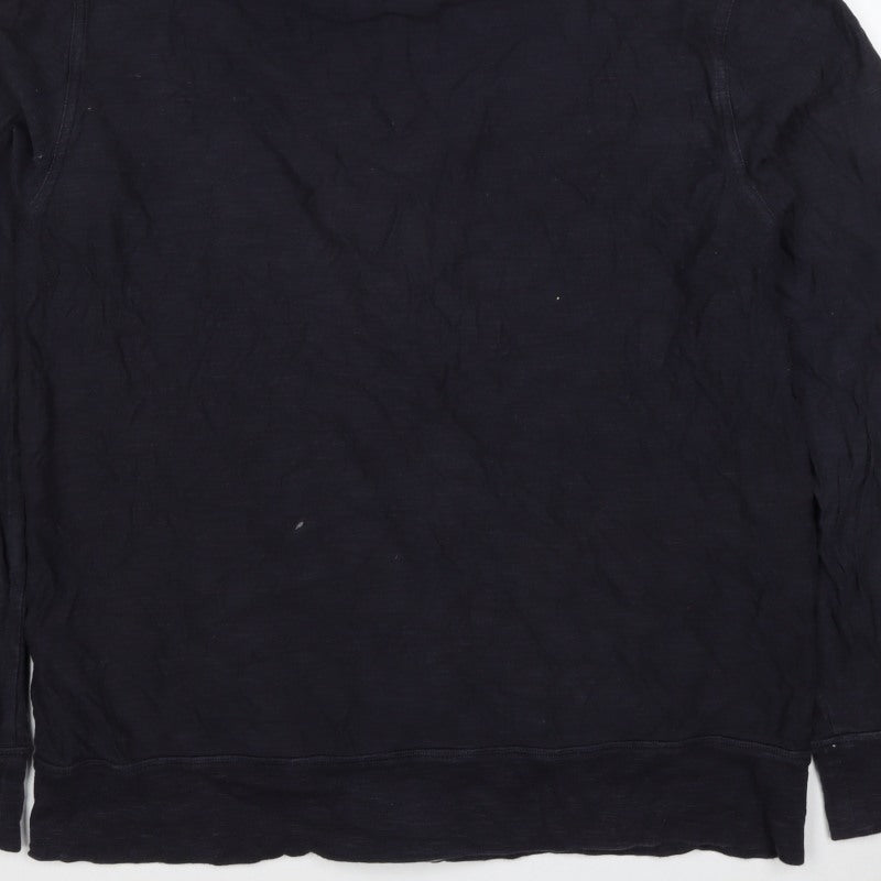 Gap Women’s Navy L Full Zip Hooded Cotton Sweatshirt Jacket