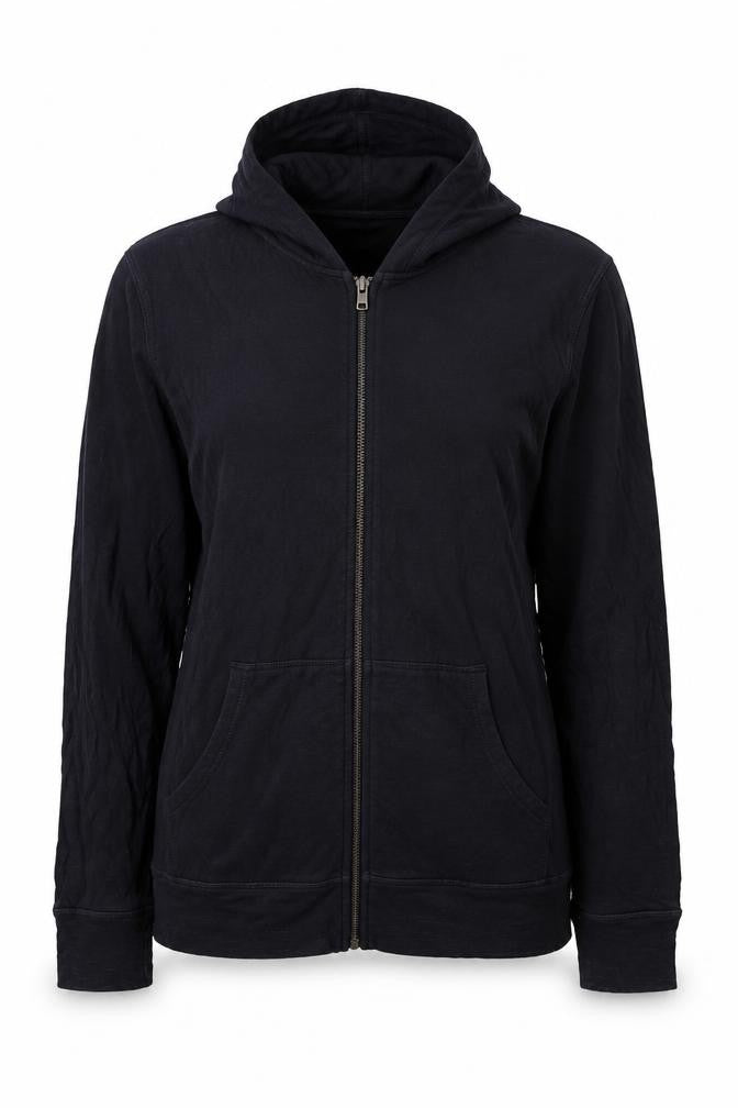 Gap Women’s Navy L Full Zip Hooded Cotton Sweatshirt Jacket