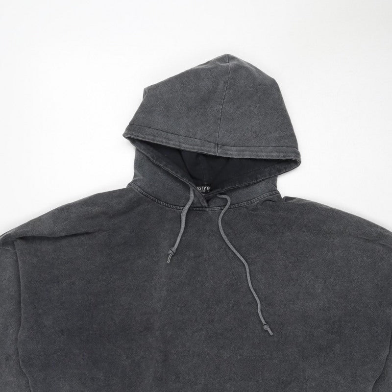 Nasty Gal Women’s Grey Hooded Pullover Sweatshirt Size L