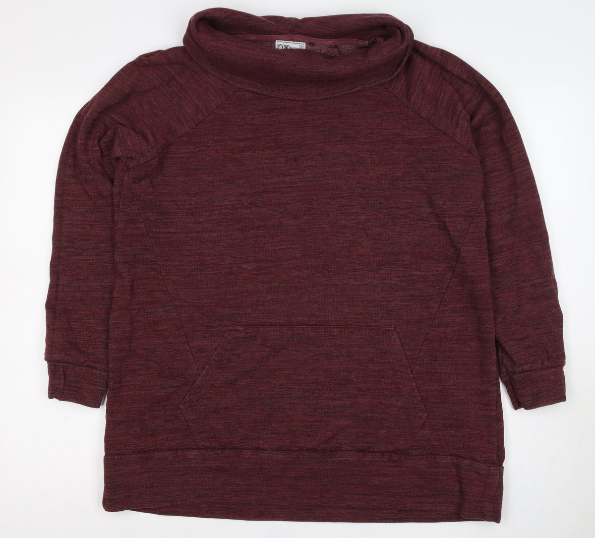 Next Women’s Red UK 20 Pullover Hoodie Cowl Neck Kangaroo Pocket
