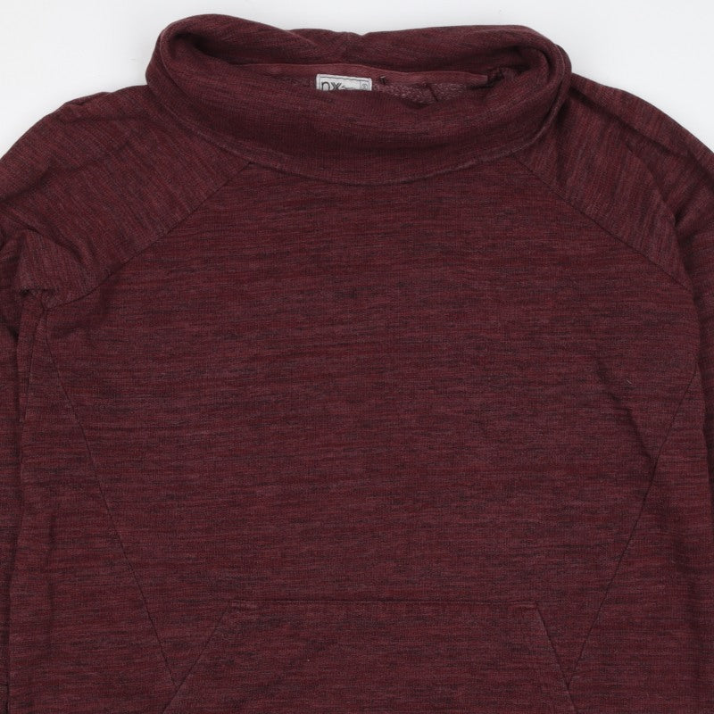Next Women’s Red UK 20 Pullover Hoodie Cowl Neck Kangaroo Pocket