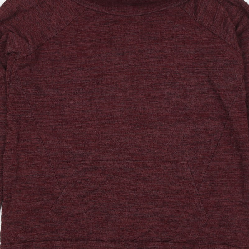 Next Women’s Red UK 20 Pullover Hoodie Cowl Neck Kangaroo Pocket