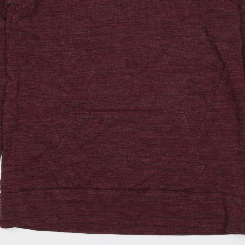 Next Women’s Red UK 20 Pullover Hoodie Cowl Neck Kangaroo Pocket