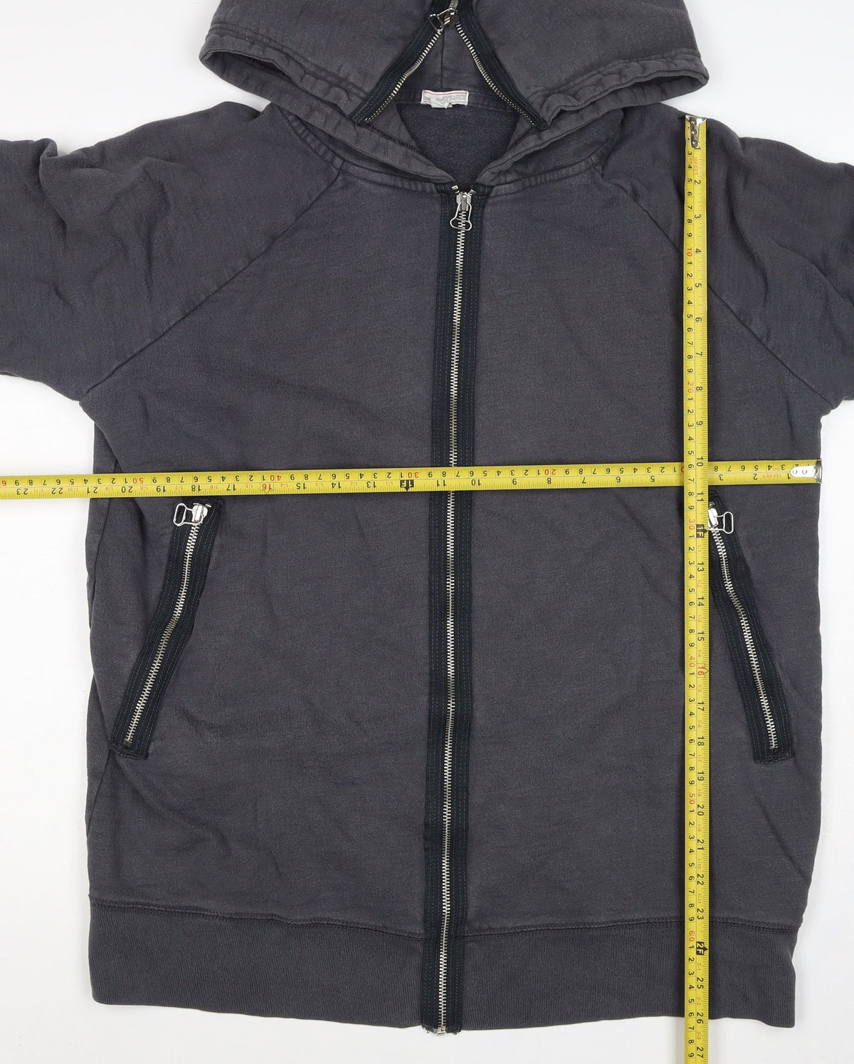 Gap Women’s Black L Full Zip Hooded Sweatshirt Zip Pockets