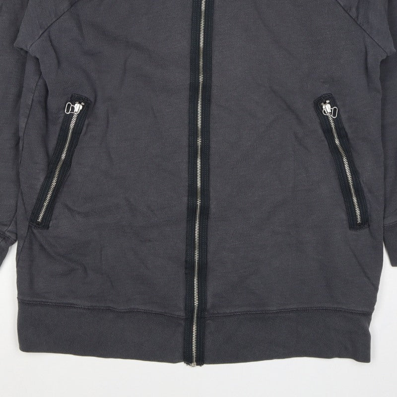 Gap Women’s Black L Full Zip Hooded Sweatshirt Zip Pockets