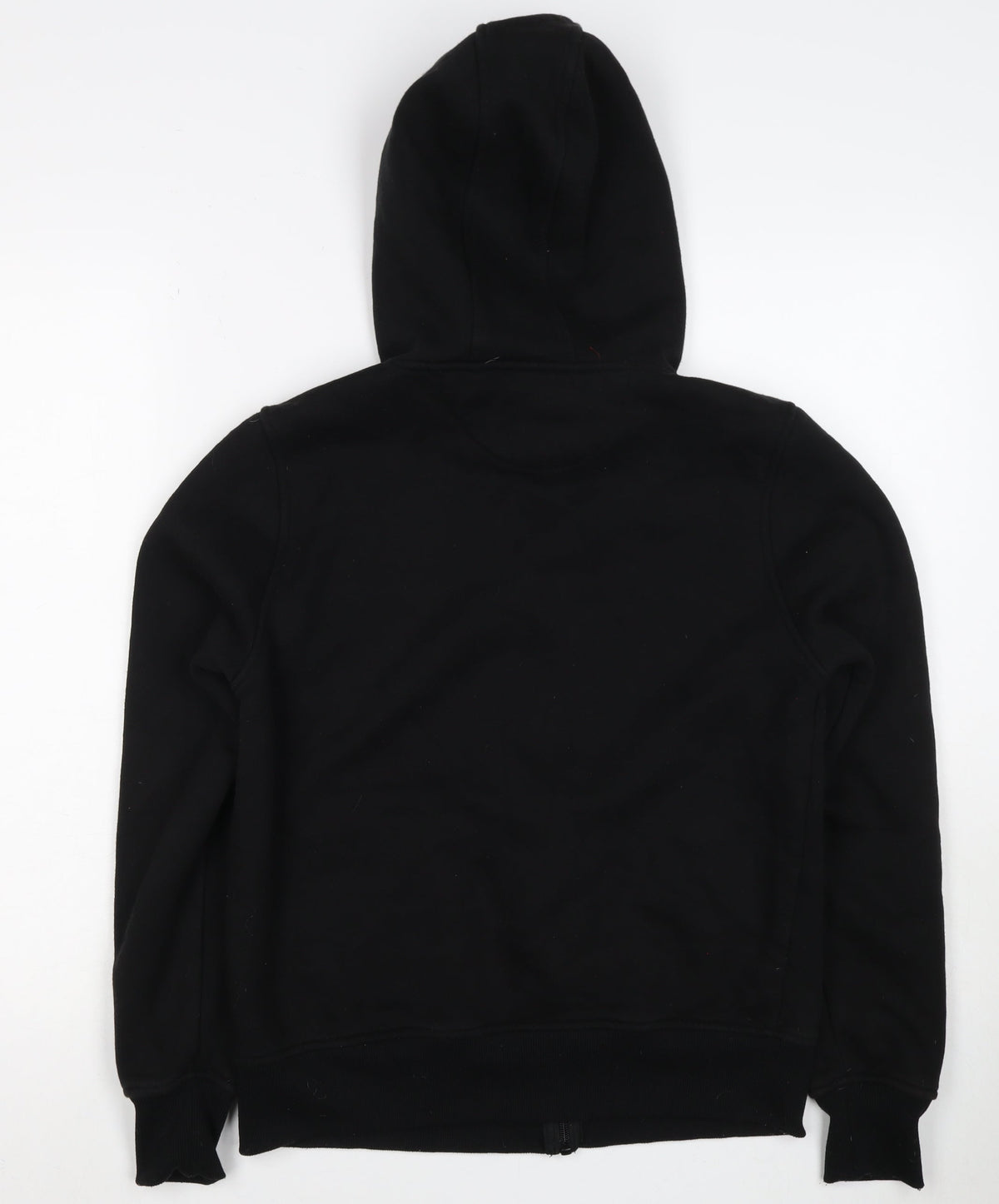 Liverpool FC Men's Black S Full Zip Hoodie Red Lined Football