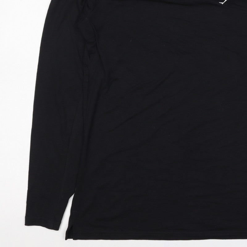 Gymshark Men’s Black M Athletic Long Sleeve Crew Neck T-Shirt