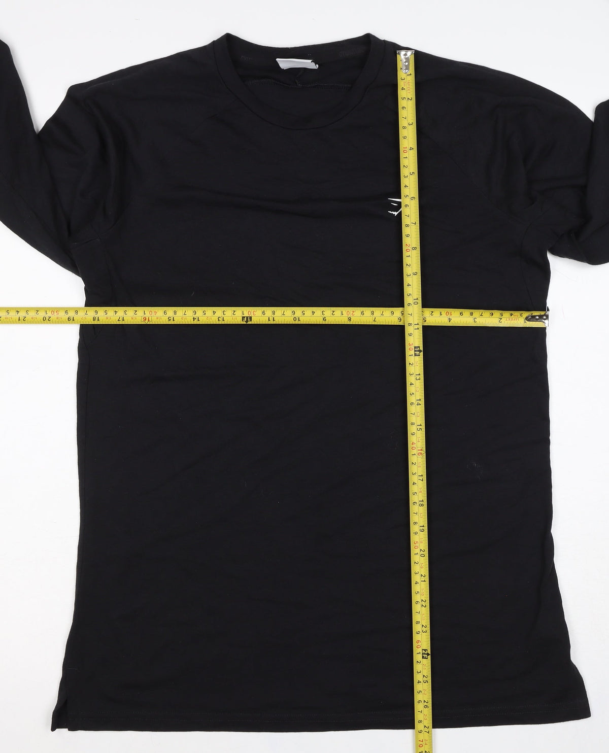 Gymshark Men’s Black M Athletic Long Sleeve Crew Neck T-Shirt
