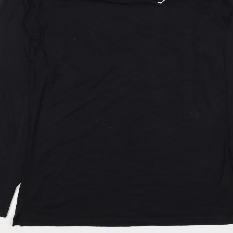 Gymshark Men’s Black M Athletic Long Sleeve Crew Neck T-Shirt