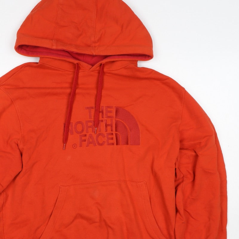The North Face Men’s Orange M Pullover Logo Hoodie