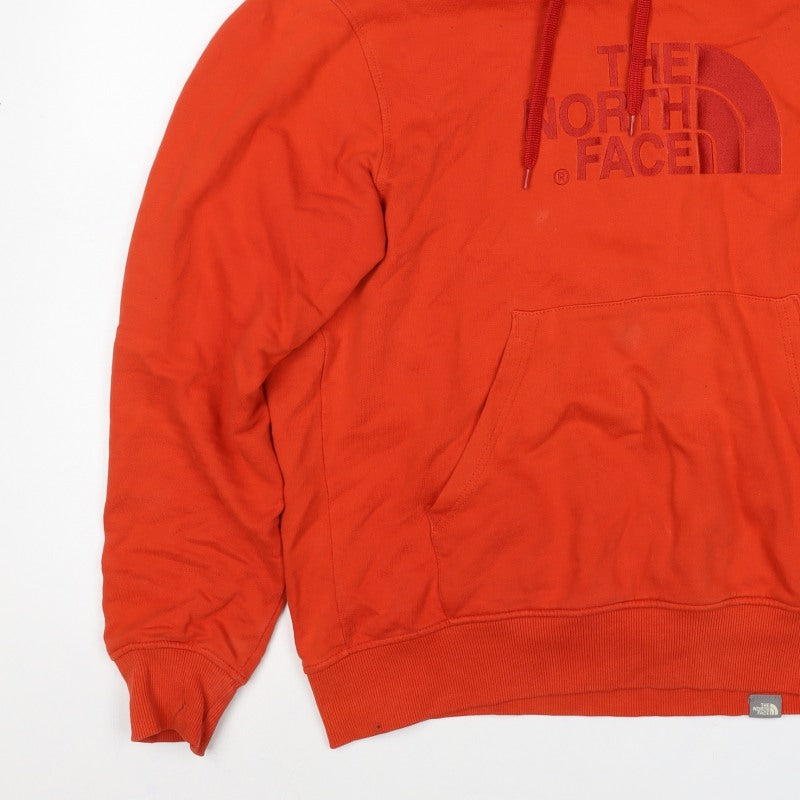 The North Face Men’s Orange M Pullover Logo Hoodie