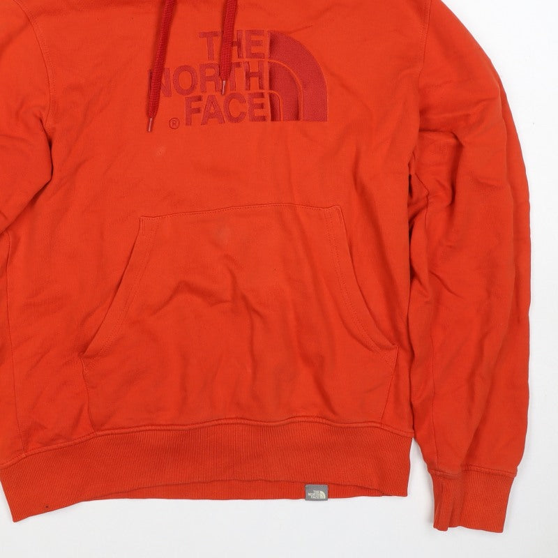 The North Face Men’s Orange M Pullover Logo Hoodie