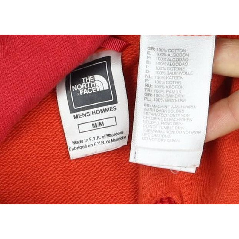 The North Face Men’s Orange M Pullover Logo Hoodie