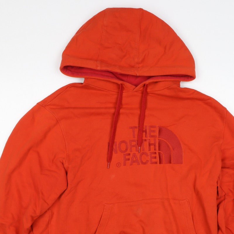 The North Face Men’s Orange M Pullover Logo Hoodie