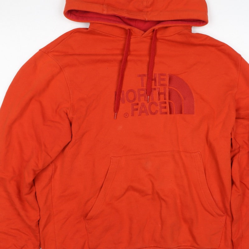 The North Face Men’s Orange M Pullover Logo Hoodie