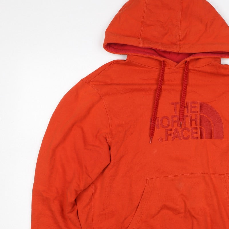 The North Face Men’s Orange M Pullover Logo Hoodie