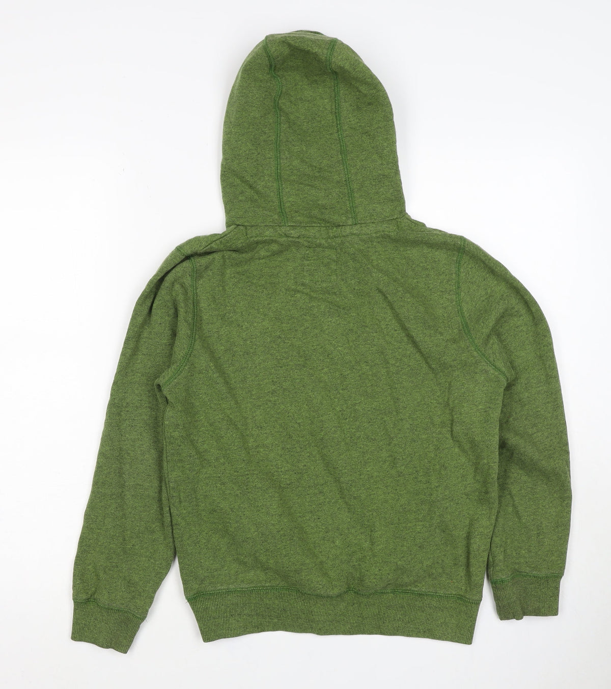 Next Boys Green 11 Years Pullover Hoodie Graphic Print Cotton Blend