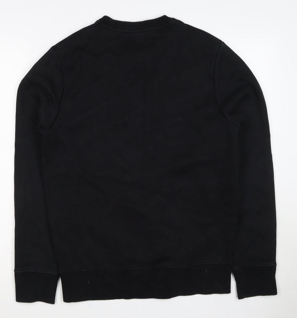 Fred Perry Men’s Black M Crew Neck Logo Graphic Pullover Sweatshirt