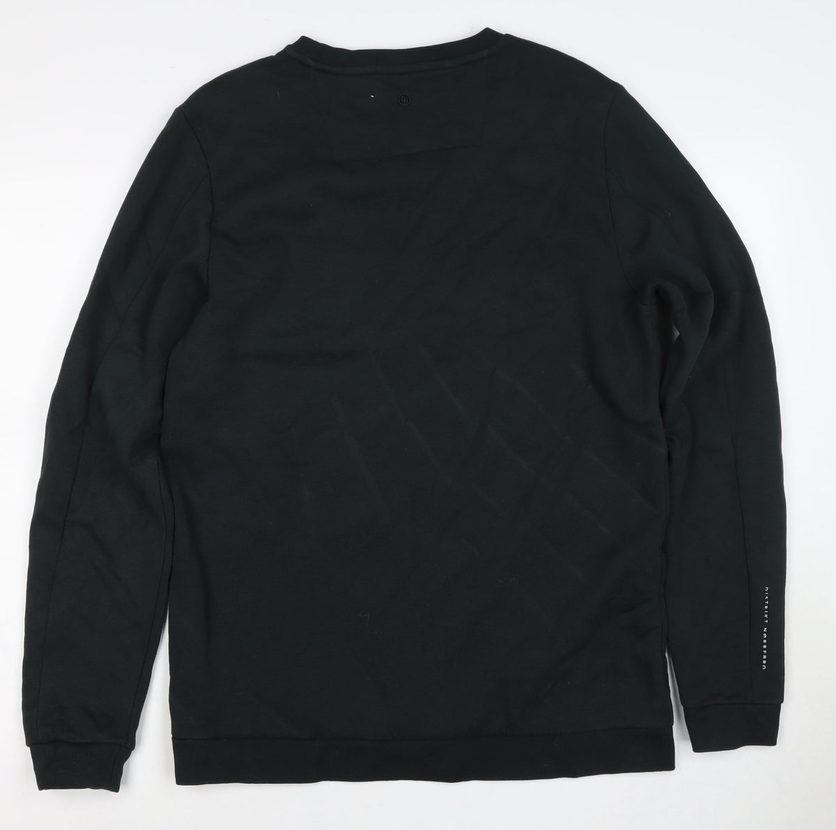 Distrikt Nørrebro Men’s Black L Graphic Logo Crew Neck Sweatshirt