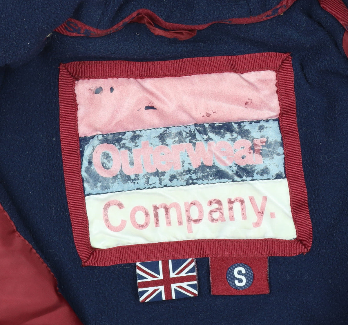 Superdry Women’s Red Size S Hooded Puffer Jacket Quilted Zip
