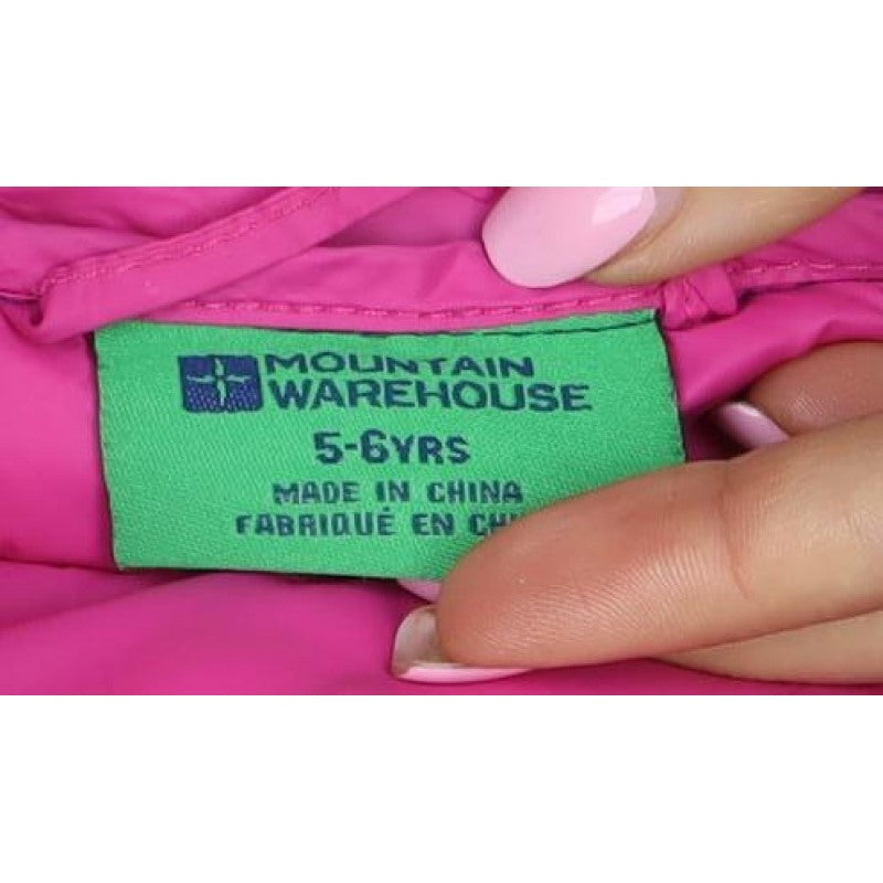 Mountain Warehouse Girls 5-6 Years Navy Unicorn Rainbow Puffer Jacket
