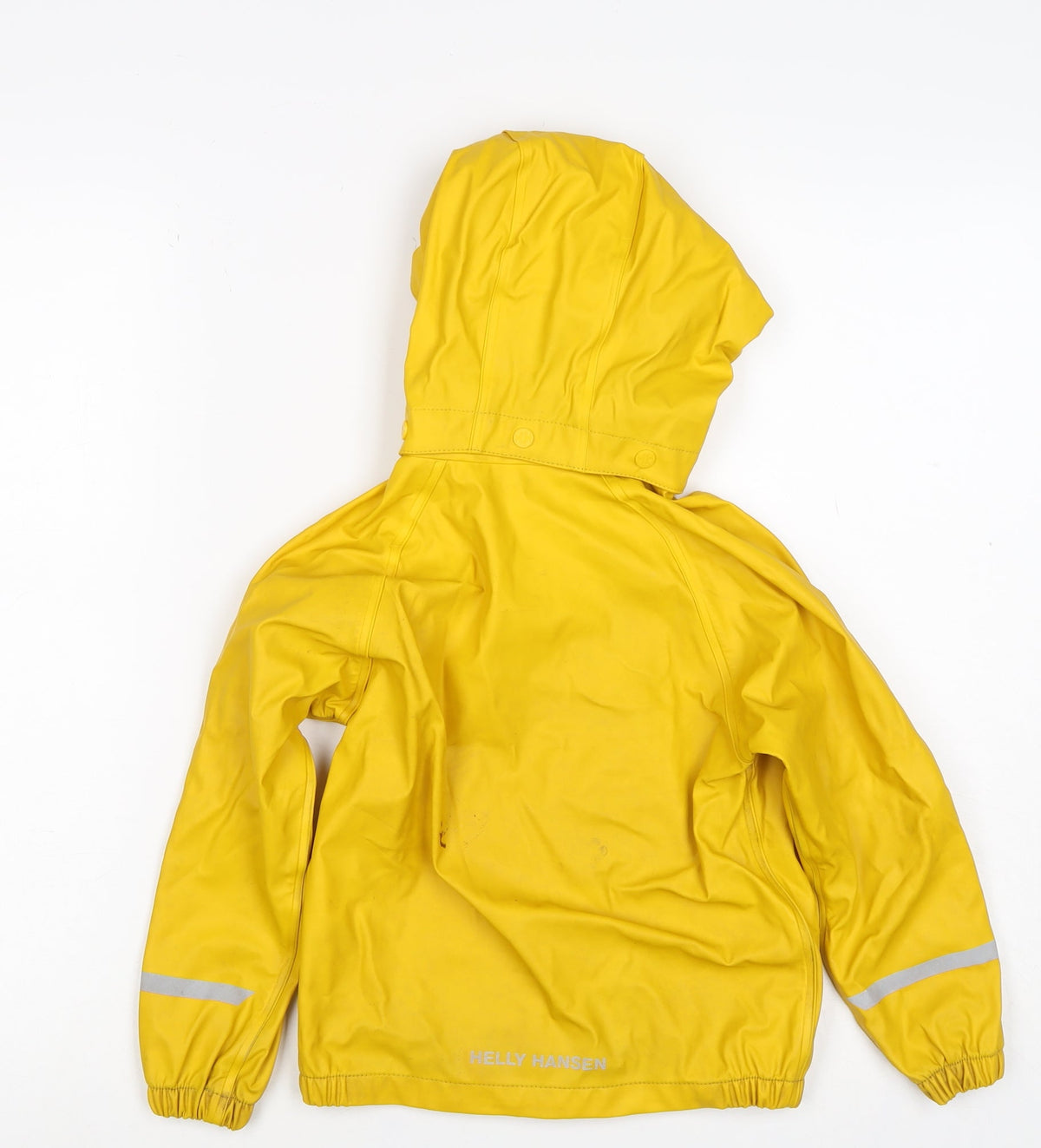 Helly Hansen Unisex Kids Yellow 5 Years Hooded Waterproof Rain Jacket
