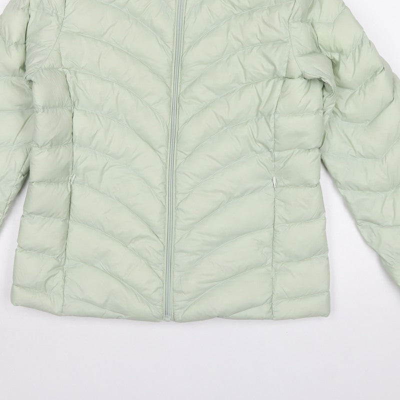 M&S Women’s Light Mint Green UK 12 Quilted Down Puffer Jacket