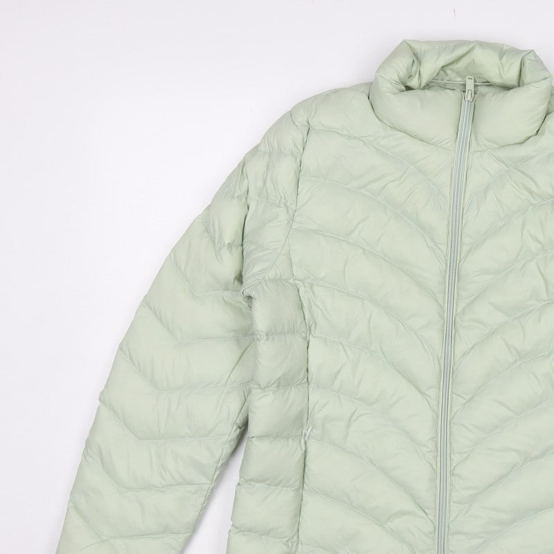M&S Women’s Light Mint Green UK 12 Quilted Down Puffer Jacket