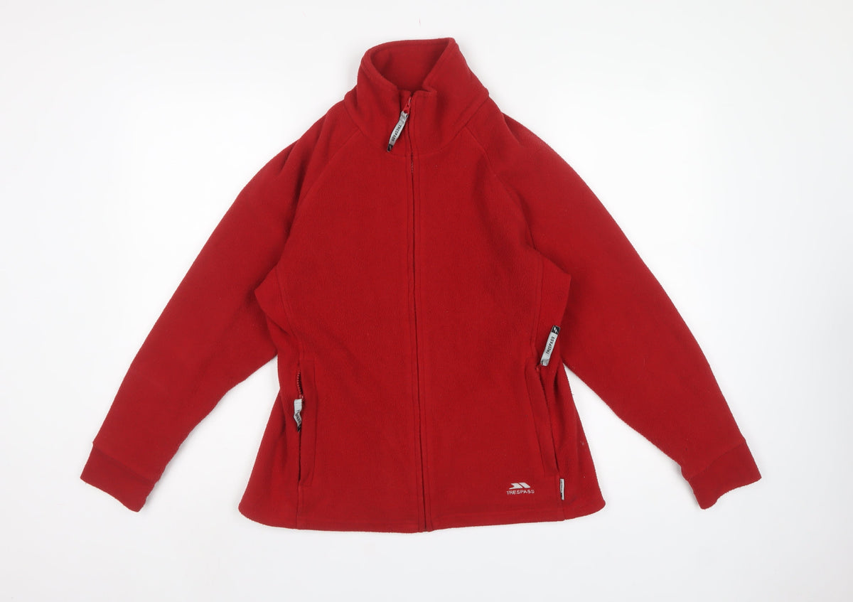 Trespass Women’s Red XS Fleece Full Zip Outdoor Jacket