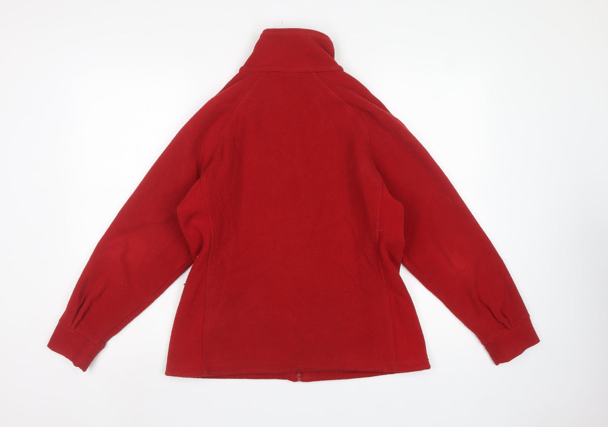 Trespass Women’s Red XS Fleece Full Zip Outdoor Jacket
