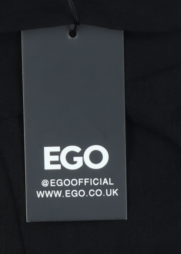 EGO Women’s Black UK 6 Off Shoulder Button Jacket Dress
