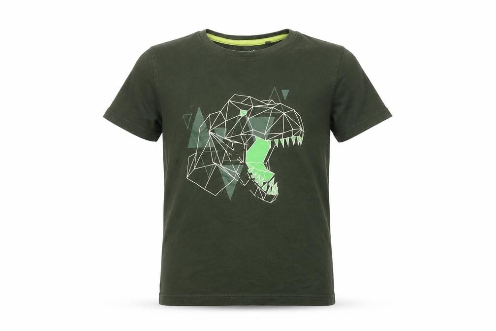 Mountain Warehouse Boys Green 7-8 Years Dinosaur Graphic T-Shirt