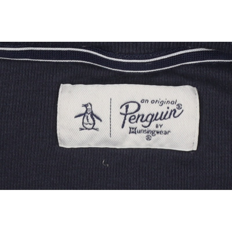Original Penguin Mens Blue M Logo Pocket Crew Neck T-Shirt
