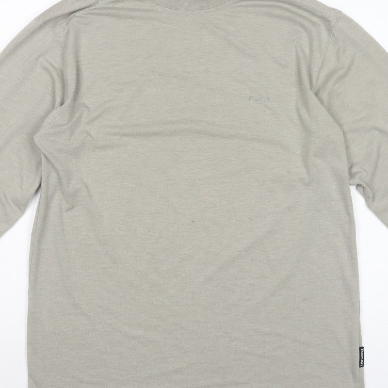 Rohan Men’s Grey M Long Sleeve Crew Neck Logo T-Shirt