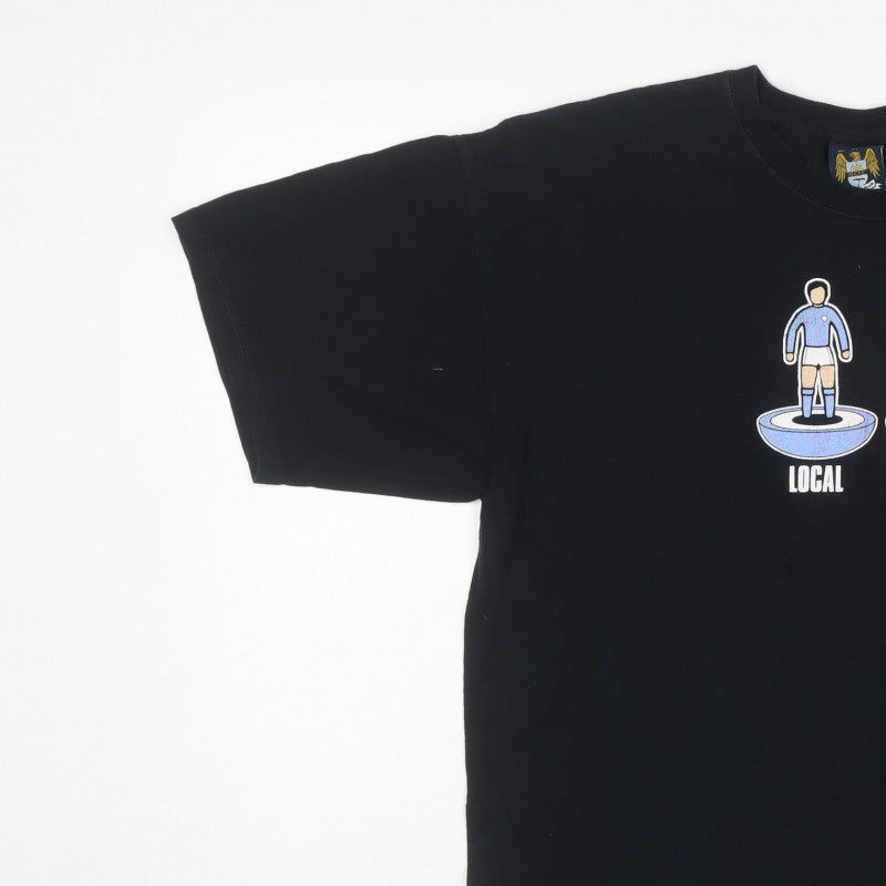 Classic MCFC Men’s Black XL Local Tourist Graphic Print T-Shirt