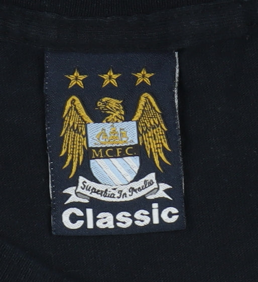 Classic MCFC Men’s Black XL Local Tourist Graphic Print T-Shirt