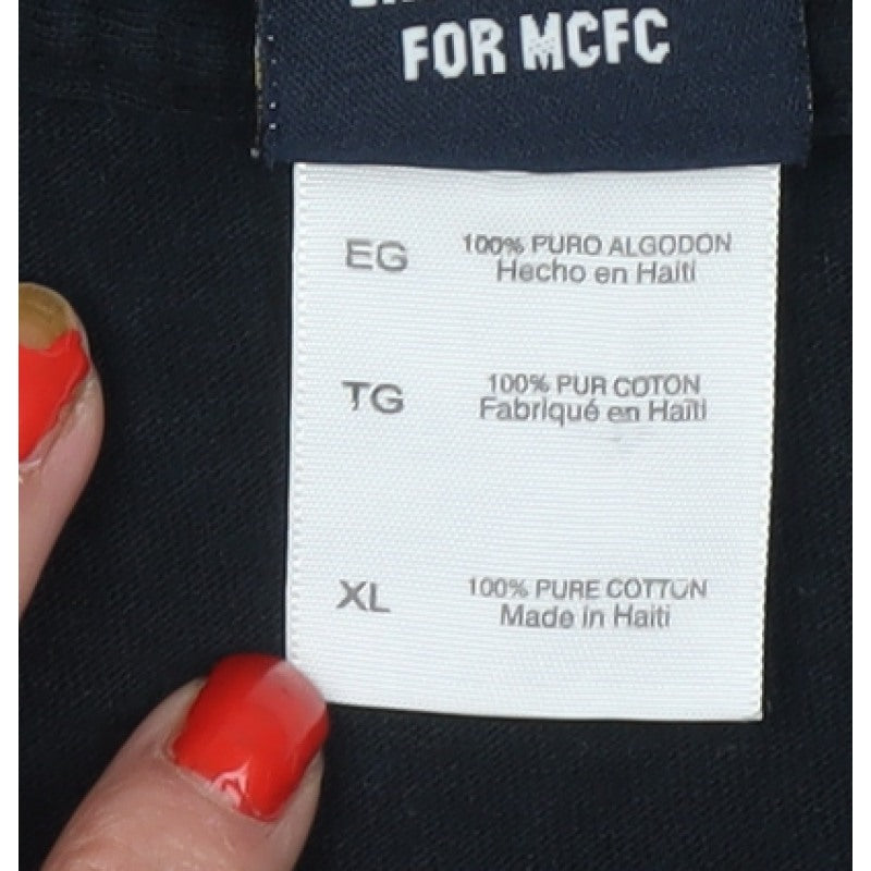 Classic MCFC Men’s Black XL Local Tourist Graphic Print T-Shirt