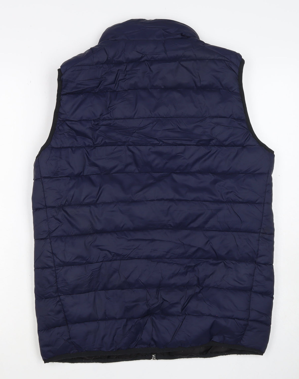 Primark Cares Men's Blue M Puffer Bodywarmer Quilted Zip Gilet
