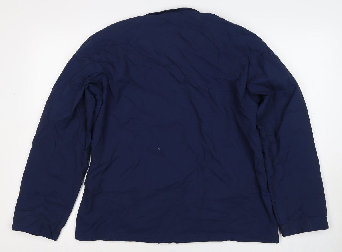 Nike Women's Navy Blue UK 14 Windbreaker Lightweight Full Zip Jacket