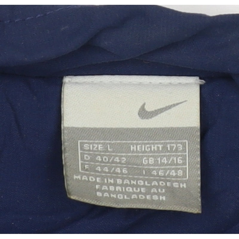 Nike Women's Navy Blue UK 14 Windbreaker Lightweight Full Zip Jacket