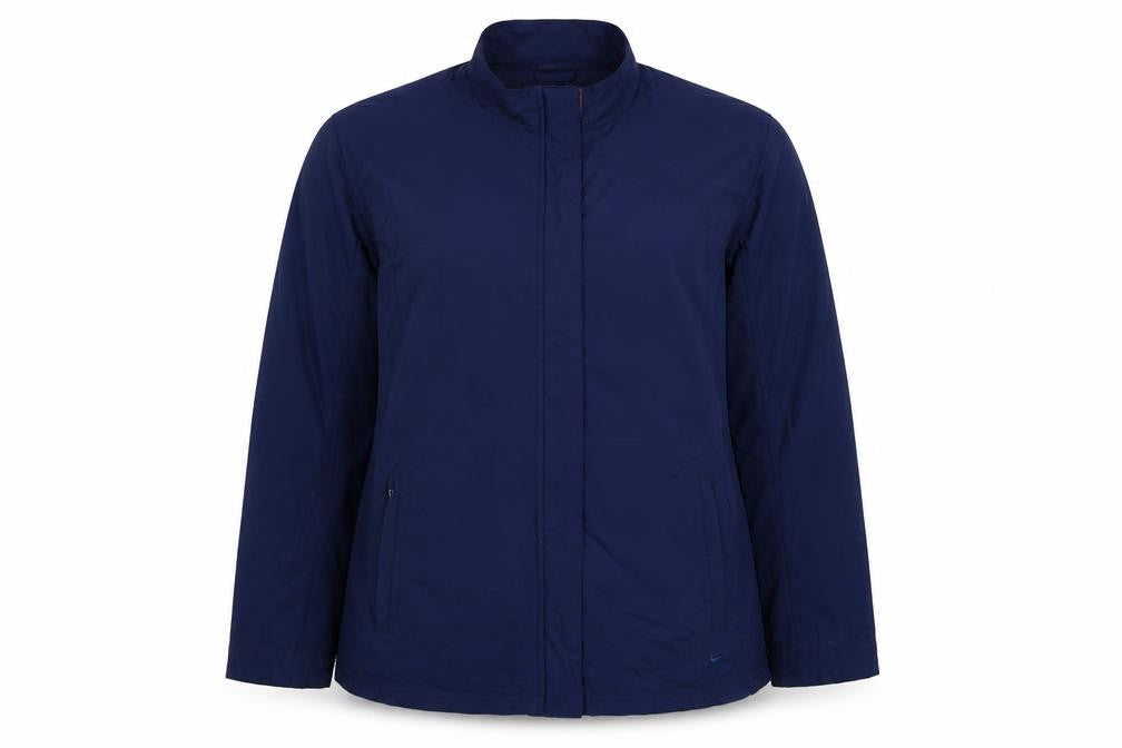 Nike Women's Navy Blue UK 14 Windbreaker Lightweight Full Zip Jacket