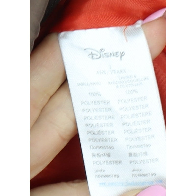 Disney Planes Boys Brown 3 Years Dusty Puffer Hooded Winter Jacket