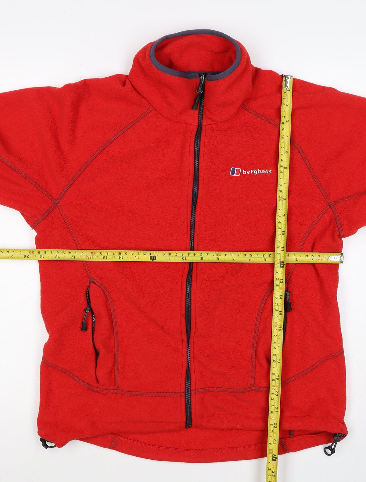 Berghaus Women Red S Full Zip Fleece Jacket Outdoor Pockets