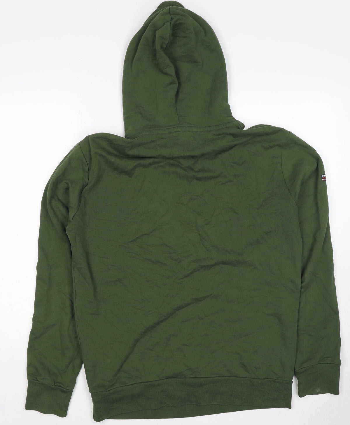Superdry Men’s Green M Pullover Hooded Logo Sweatshirt Hoodie