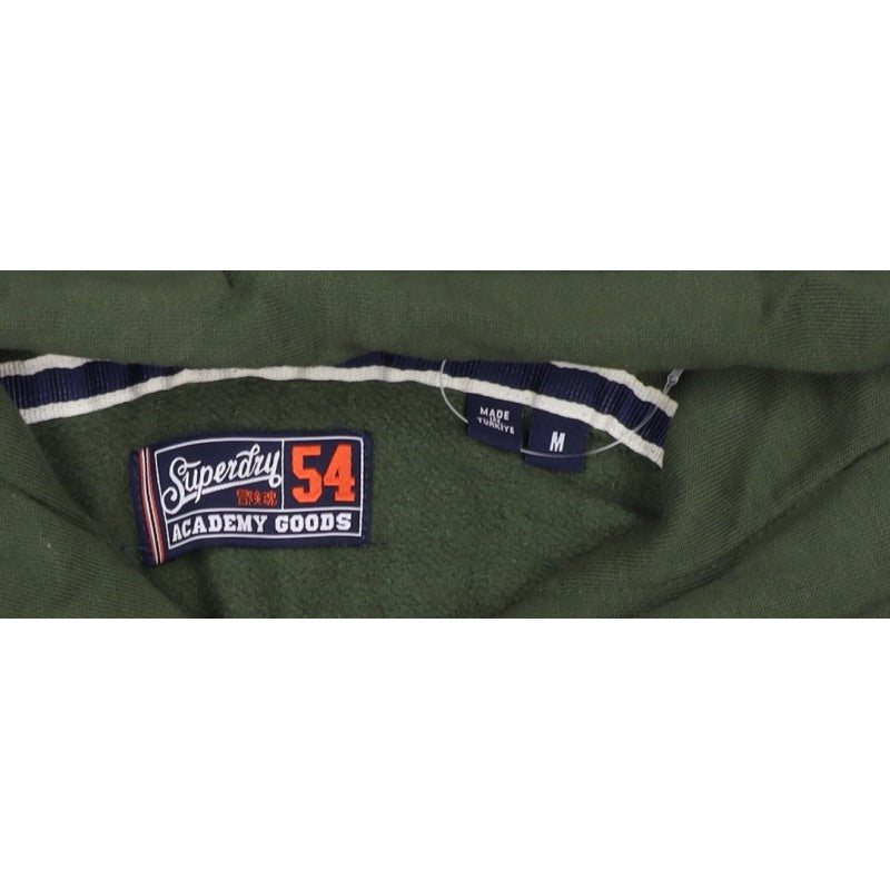 Superdry Men’s Green M Pullover Hooded Logo Sweatshirt Hoodie