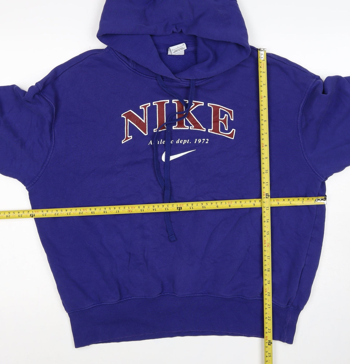 Nike Women’s Blue S Pullover Hoodie Logo Graphic Fleece
