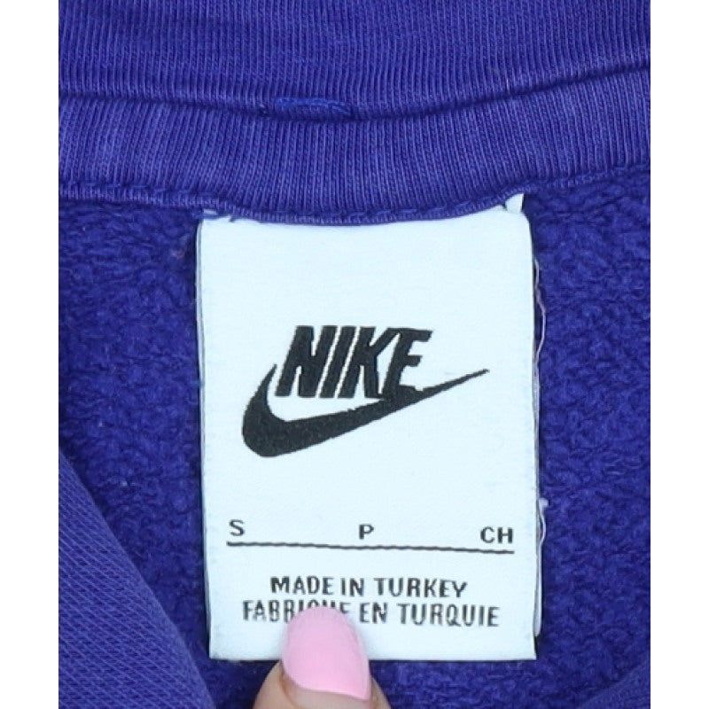 Nike Women’s Blue S Pullover Hoodie Logo Graphic Fleece