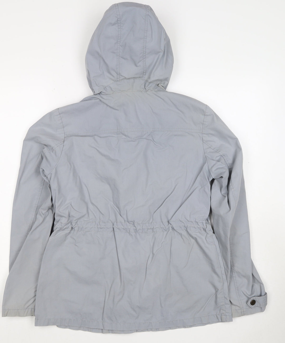FatFace Women Grey Size 12 Hooded Toggle Parka Jacket