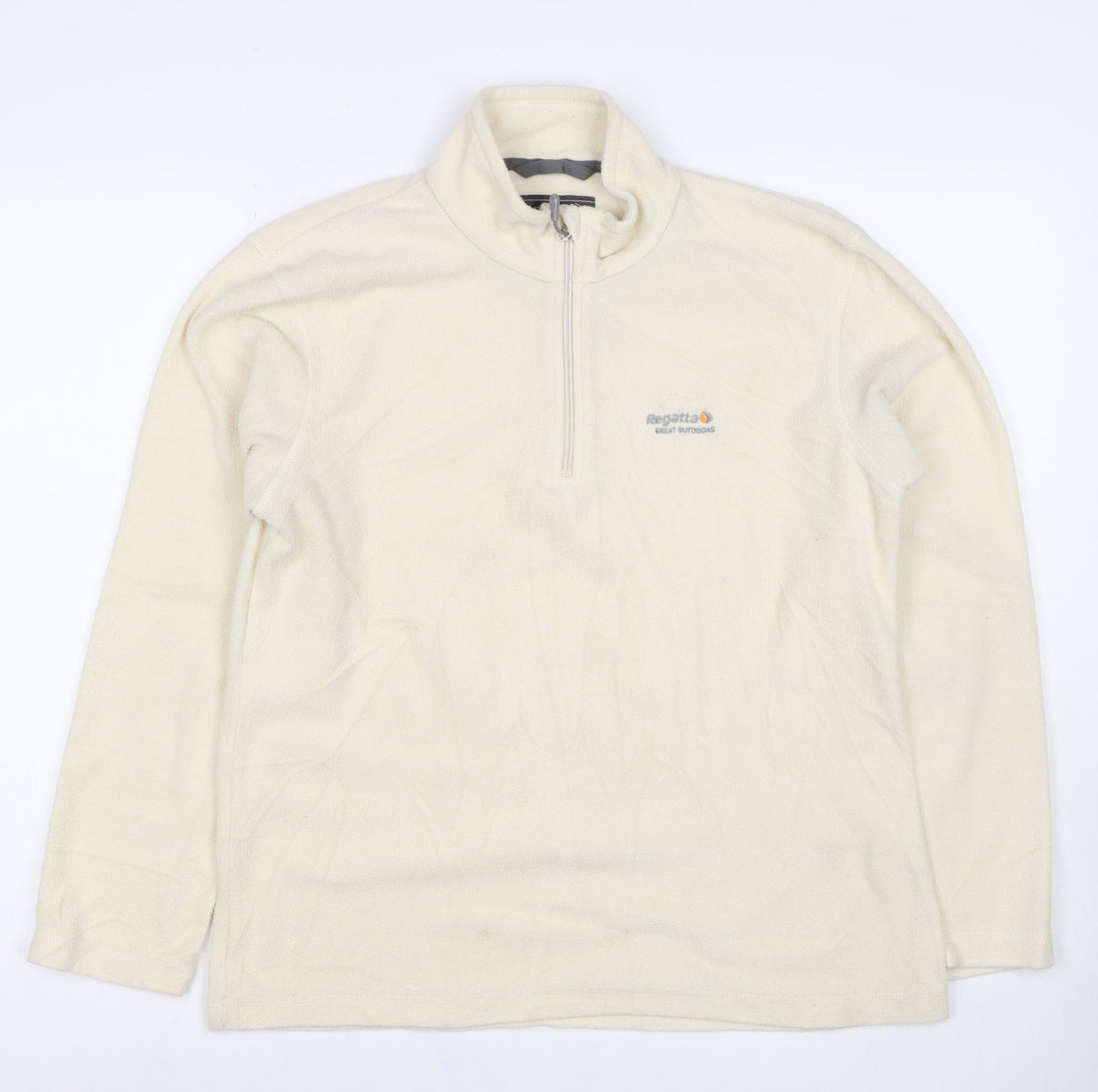 Regatta Women Ivory UK 12 1/4 Zip Fleece Sweatshirt Pullover