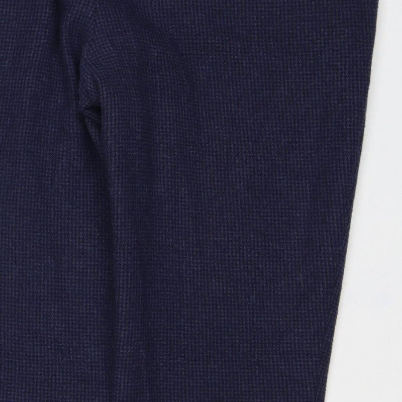 ASOS Women’s Navy Check Straight Trousers W32 L32